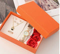 7 Piece Jewelery Box with Roses